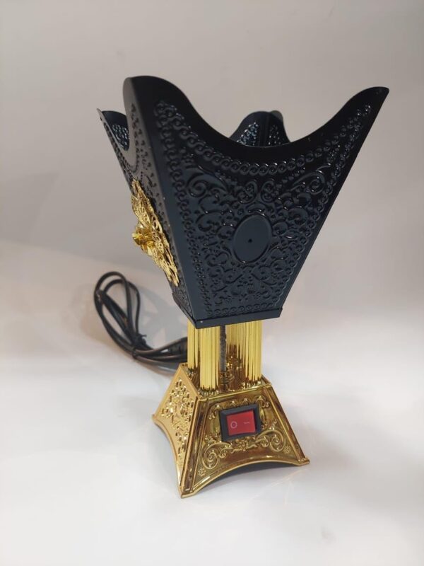 Electric Incense Burner for All Home and Office Use (Black Gold) - Image 2