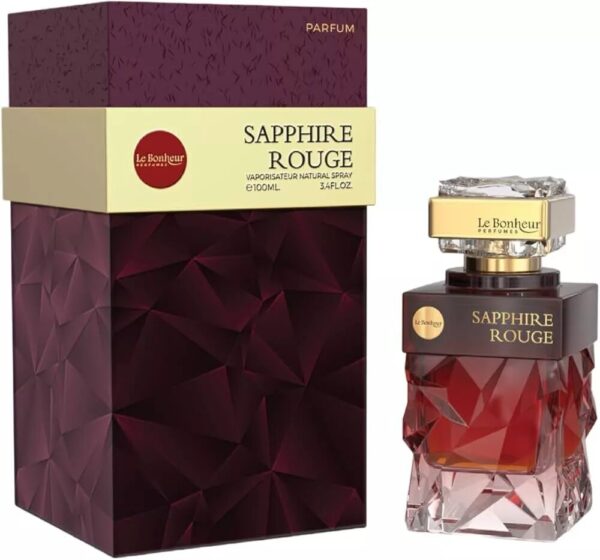 SAPPHIRE ROUGE (EDP) BY LE BONHEUR PERFUMES, 100ML (EDP) FOR UNISEX