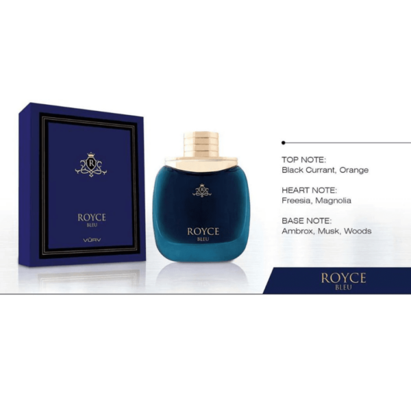 ROYCE BLEU by VURV, 100ML (EDP) for Men - Image 4