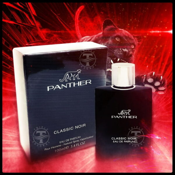 PANTHER CLASSIC NOIR BY FRAGRANCE WORLD, 100ML (EDP) FOR MEN - Image 3