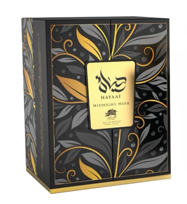 HAYAT MIDNIGHT NOIR EDP Unisex 100ML by Al Fares - Image 2