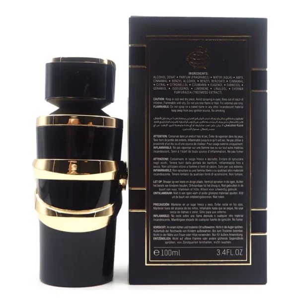 JUST ASWAD by FRAGRANCE WORLD, 100ML (EDP) for Men - Image 4