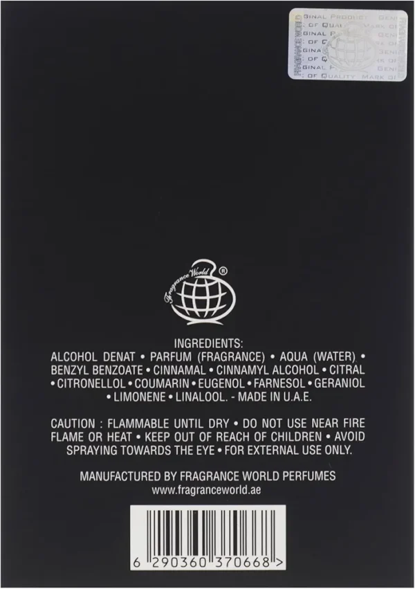 Cognac Sensation by Fragrance World, 100ML (EDP) for Unisex - Image 5