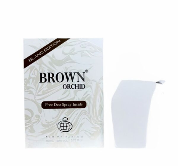 BROWN ORCHID WHITE EDITION by FRAGRANCE WORLD, 100ML (EDP) for Women - Image 2