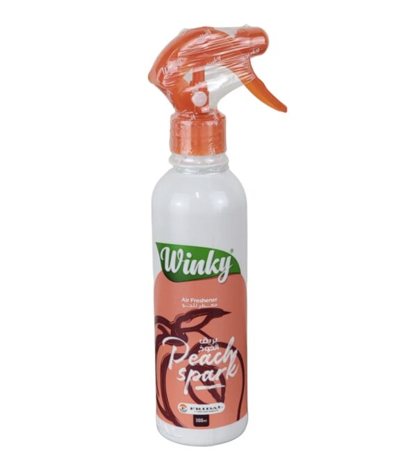 Peach Spark Fridal Winky Air Freshener by Winky, 300ML Air Freshener for Unisex