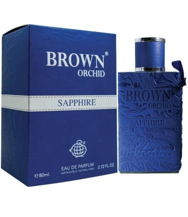 BROWN ORCHID SAPPHIRE by FRAGRANCE WORLD, 100ML (EDP) for Men - Image 2