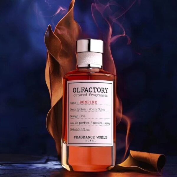 Olfactory Bonfire by Fragrance World, 100ML (EDP) for Unisex - Image 3