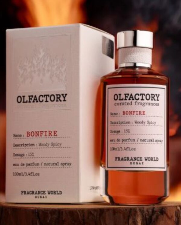 Olfactory Bonfire by Fragrance World, 100ML (EDP) for Unisex - Image 2