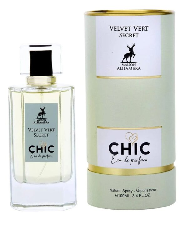 CHIC VELVET VERT SECRET by ALHAMBRA, 100ML (EDP) for Women - Image 7
