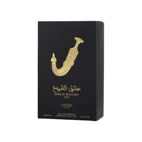 Pride Ishq Al Shuyukh Gold by Lattafa, 100ML (EDP) for Men - Image 3