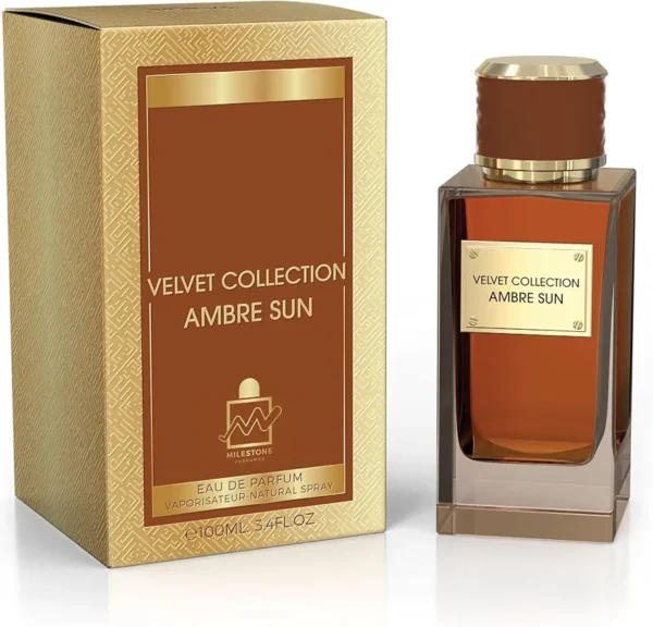 MILESTONE Velvet Collection Ambre Sun (EDP) by MILESTONE, 100ML (EDP) for Men