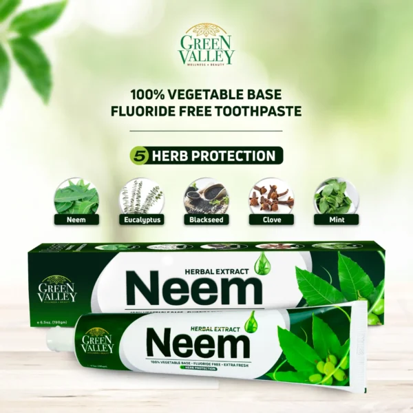 Neem Toothpaste by HerbEssence, 100ML Natural Toothpaste for Unisex - Image 3