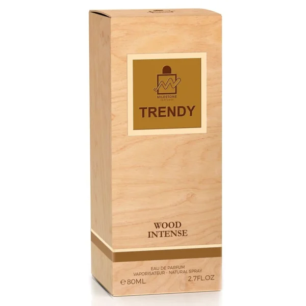 Trendy Wood Intense (EDP) by Milestone Perfumes, 100ML (EDP) for Men - Image 3