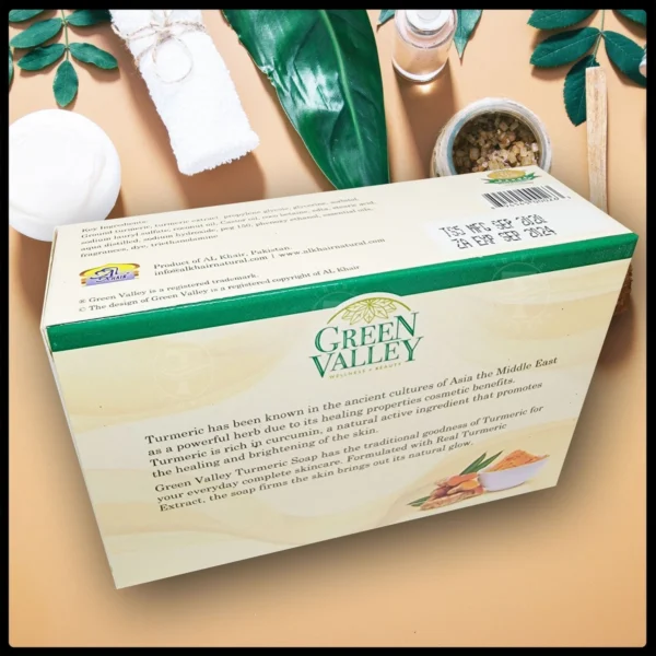 Green Valley Turmeric Soap by Green Valley, 100ML Soap for Unisex - Image 3